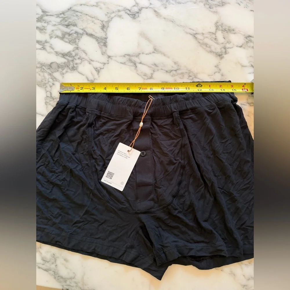 NWT Quince Men's Micromodal Stretch Boxer Brief Black Sz L (3 Pack)